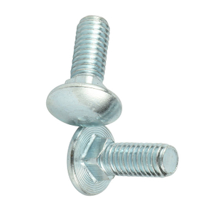 DIN603 Metric White Blue Zinc Carriage Bolt